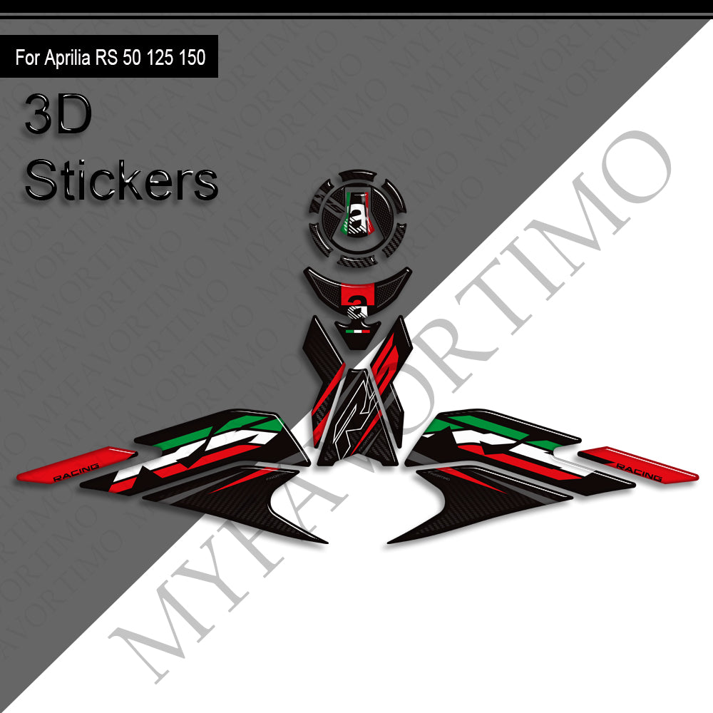Aprilia RS RSV RSV4 GP Decals Kit | Tank Pad & Side Stickers