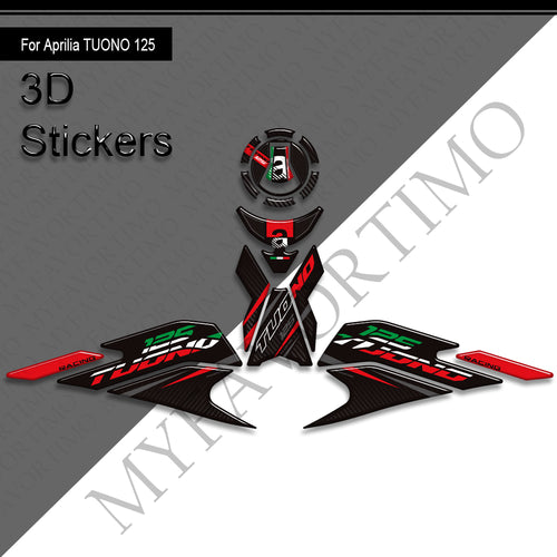 Aprilia TUONO 125 Decals Kit | Tank Pad & Side Stickers