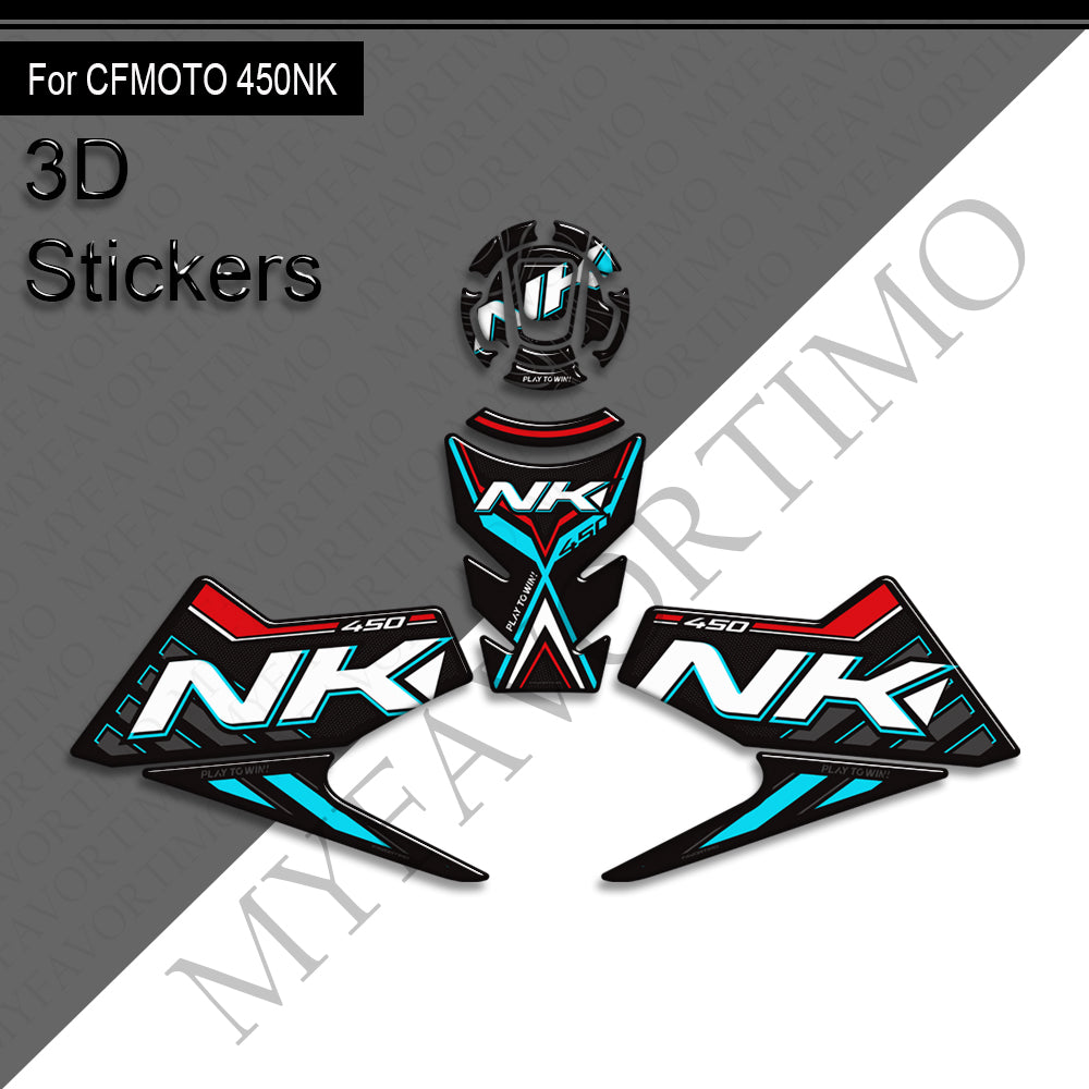 CFMOTO 450NK Decals Kit 2024-2025 丨 Tank Pad and Side Stickers