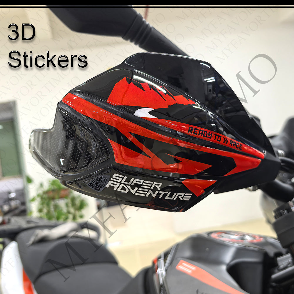KTM 790 890 1090 1190 1290 Adventure R Handguard Decals Kit 丨 3D Protective Stickers
