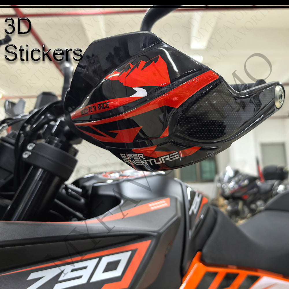 KTM 790 890 1090 1190 1290 Adventure R Handguard Decals Kit 丨 3D Protective Stickers