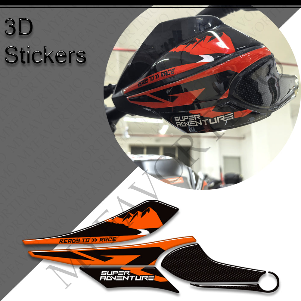 KTM 790 890 1090 1190 1290 Adventure R Handguard Decals Kit 丨 3D Protective Stickers