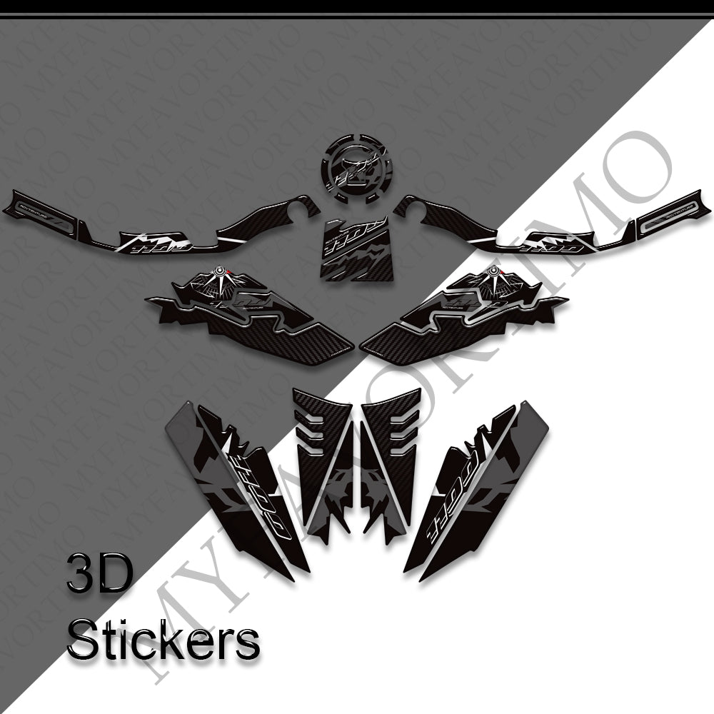 Honda CRF1100L Africa Twin Decals Kit 2024-2026 | Tank Pad and Fairing Stickers