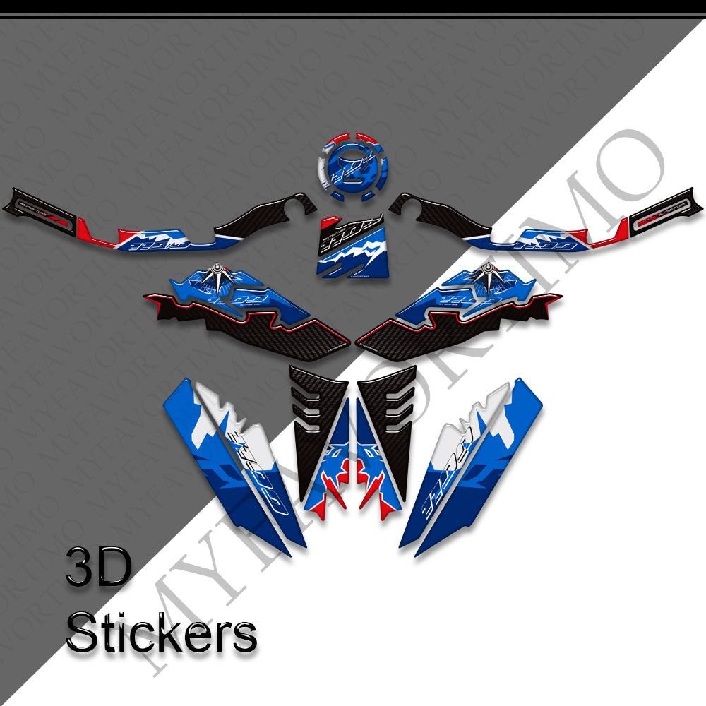 Honda CRF1100L Africa Twin Decals Kit 2024-2026 | Tank Pad and Fairing Stickers