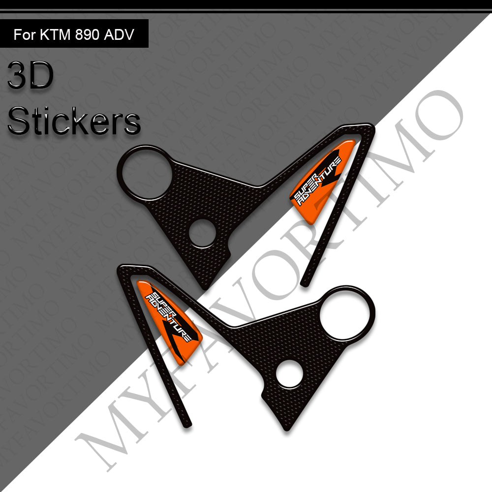 KTM 890 Adventure R Decals Kit 2021-2025 | Tank Pad and Handguard Stickers