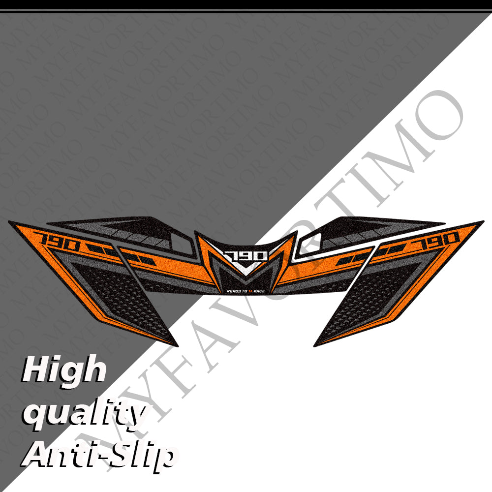KTM 790 Duke 2027 Stickers Decals | Matte Anti‑Slip Tank Pad Knee Grip Protection Kit