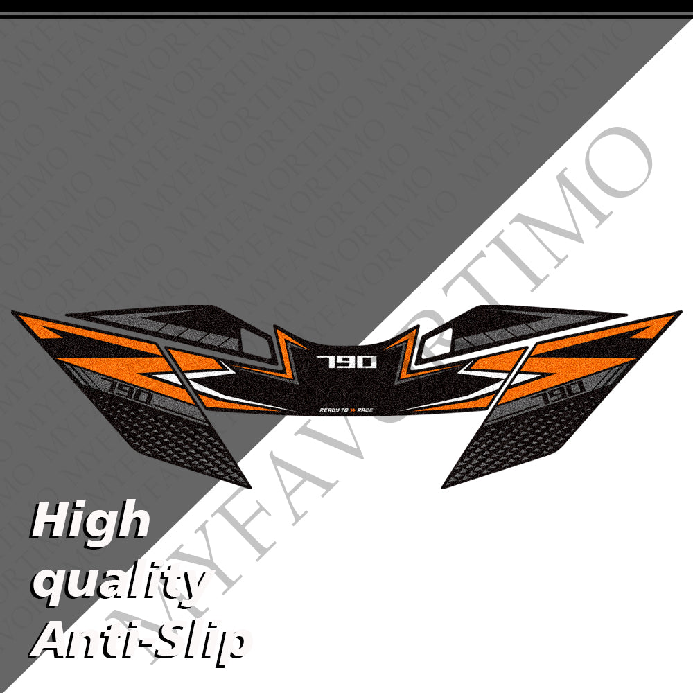 KTM 790 Duke 2027 Stickers Decals | Matte Anti‑Slip Tank Pad Knee Grip Protection Kit