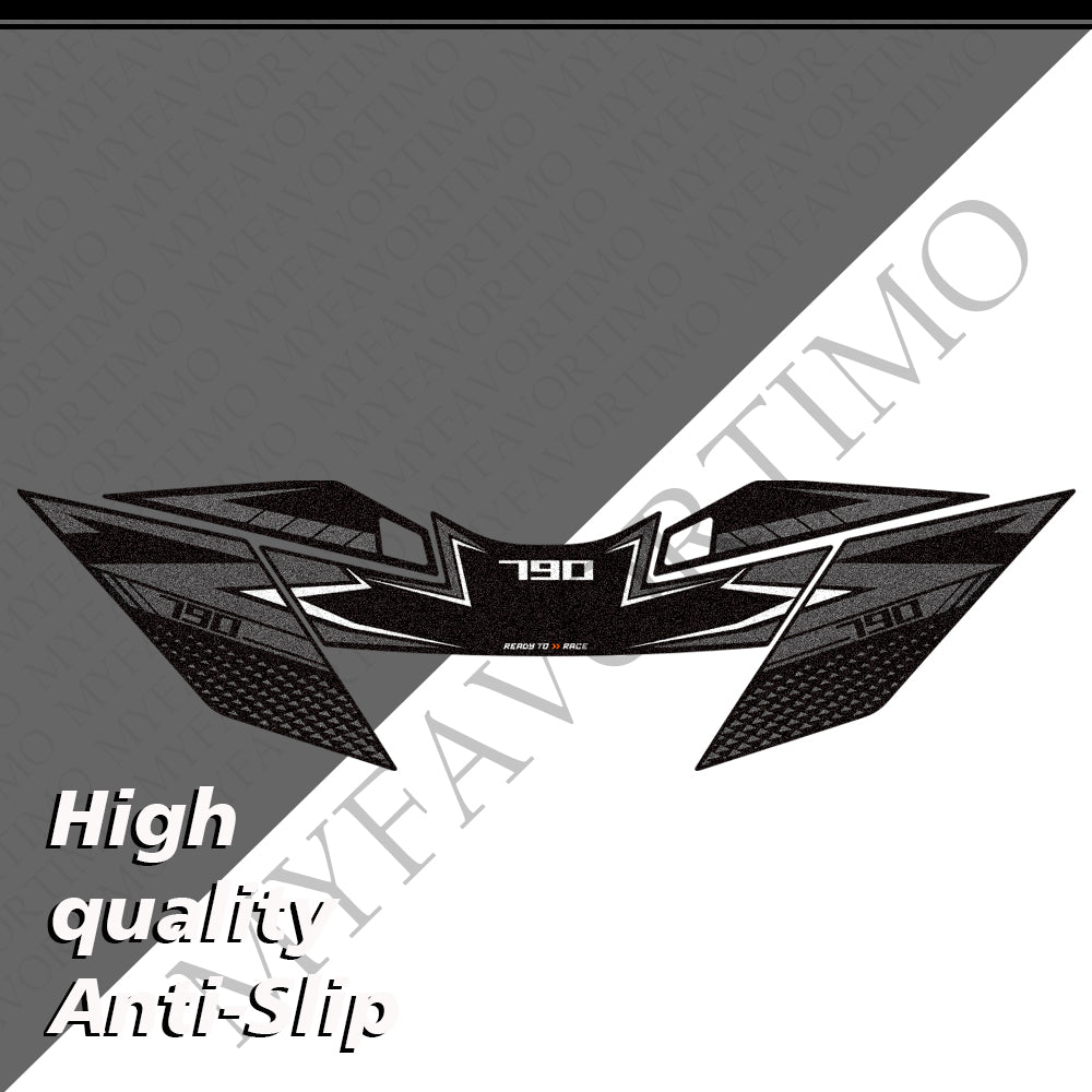 KTM 790 Duke 2027 Stickers Decals | Matte Anti‑Slip Tank Pad Knee Grip Protection Kit