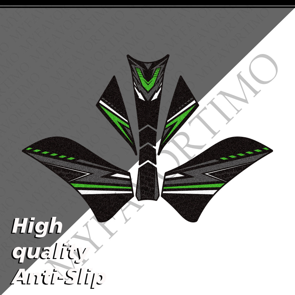 Kawasaki Z1100 Z1000 SE Stickers Decals | Matte Anti‑Slip Tank Pad Knee Grip Protection Kit