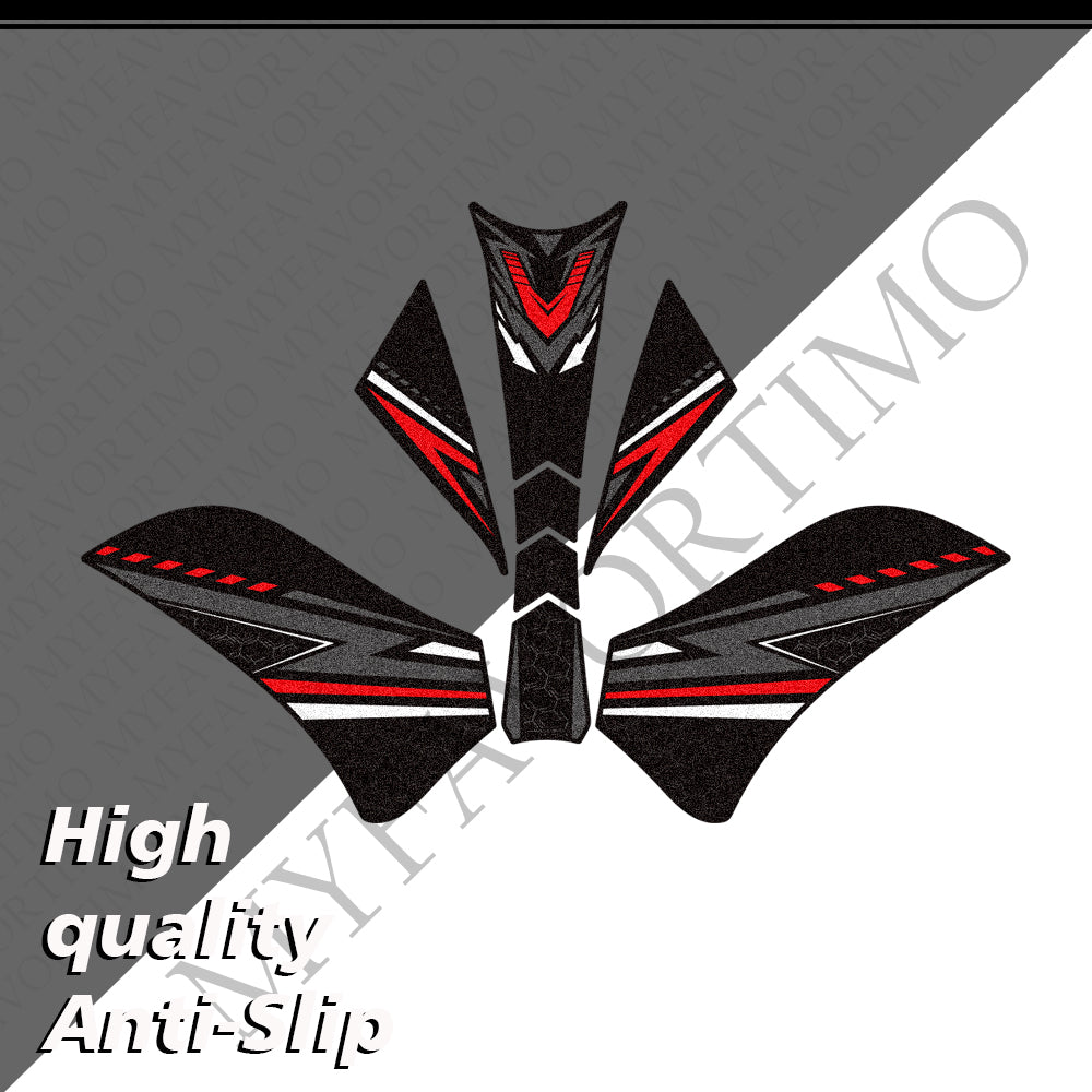 Kawasaki Z1100 Z1000 SE Stickers Decals | Matte Anti‑Slip Tank Pad Knee Grip Protection Kit