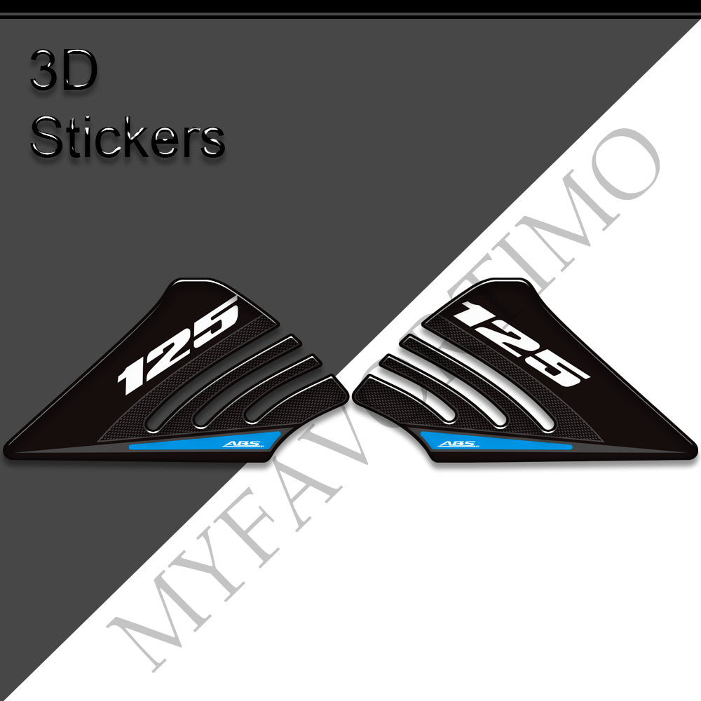 Suzuki GSX-S125 3D Epoxy Tank Decals Kit 丨 Side Tank Stickers