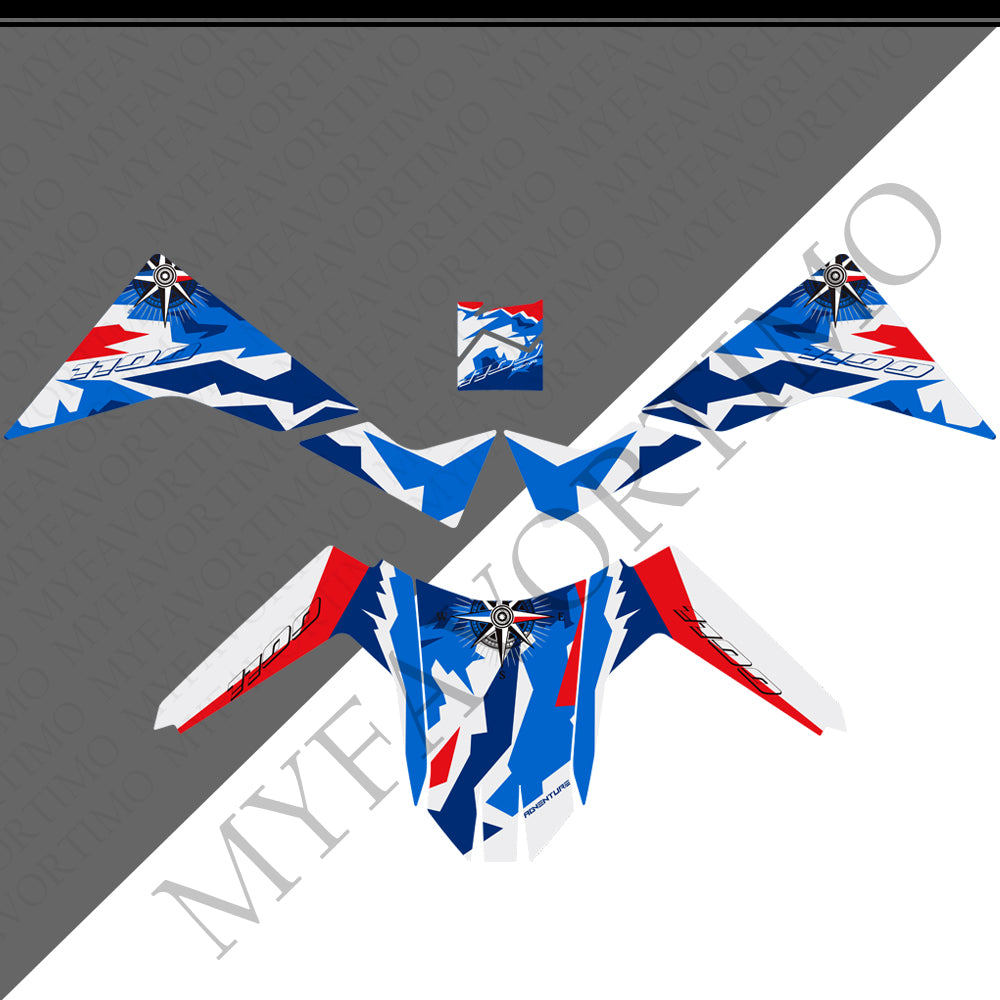 Honda CRF1100L Africa Twin Adventure Sports PVC Decals Kit 丨 Tank and Full Body Stickers