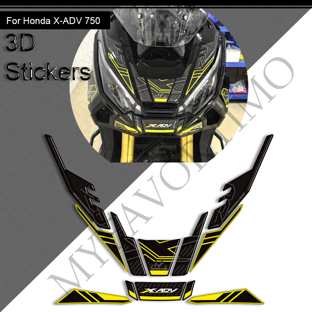 Honda X-ADV 750 Decals Kit 2025 | Body & Handguard Stickers