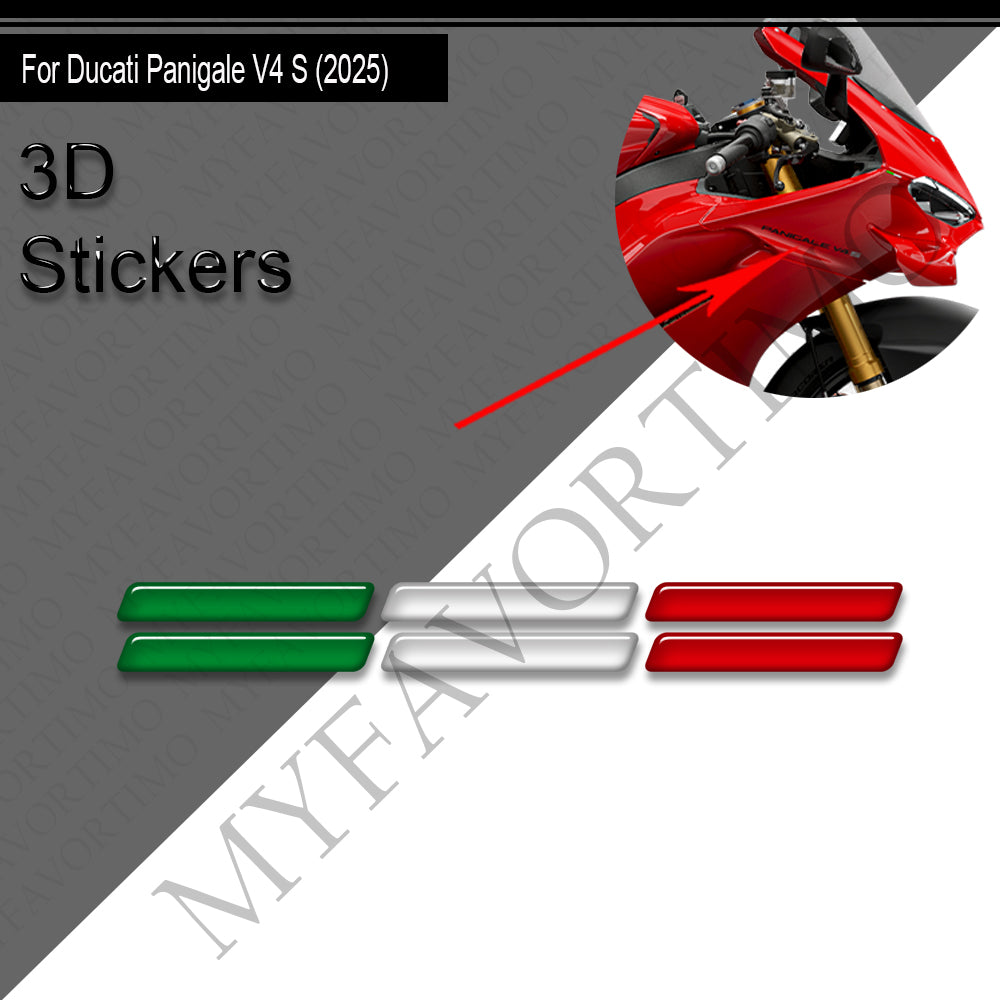 Ducati Panigale V4 V4S Decals Kit 2025 丨 Tank Pad and Full Fairing Stickers
