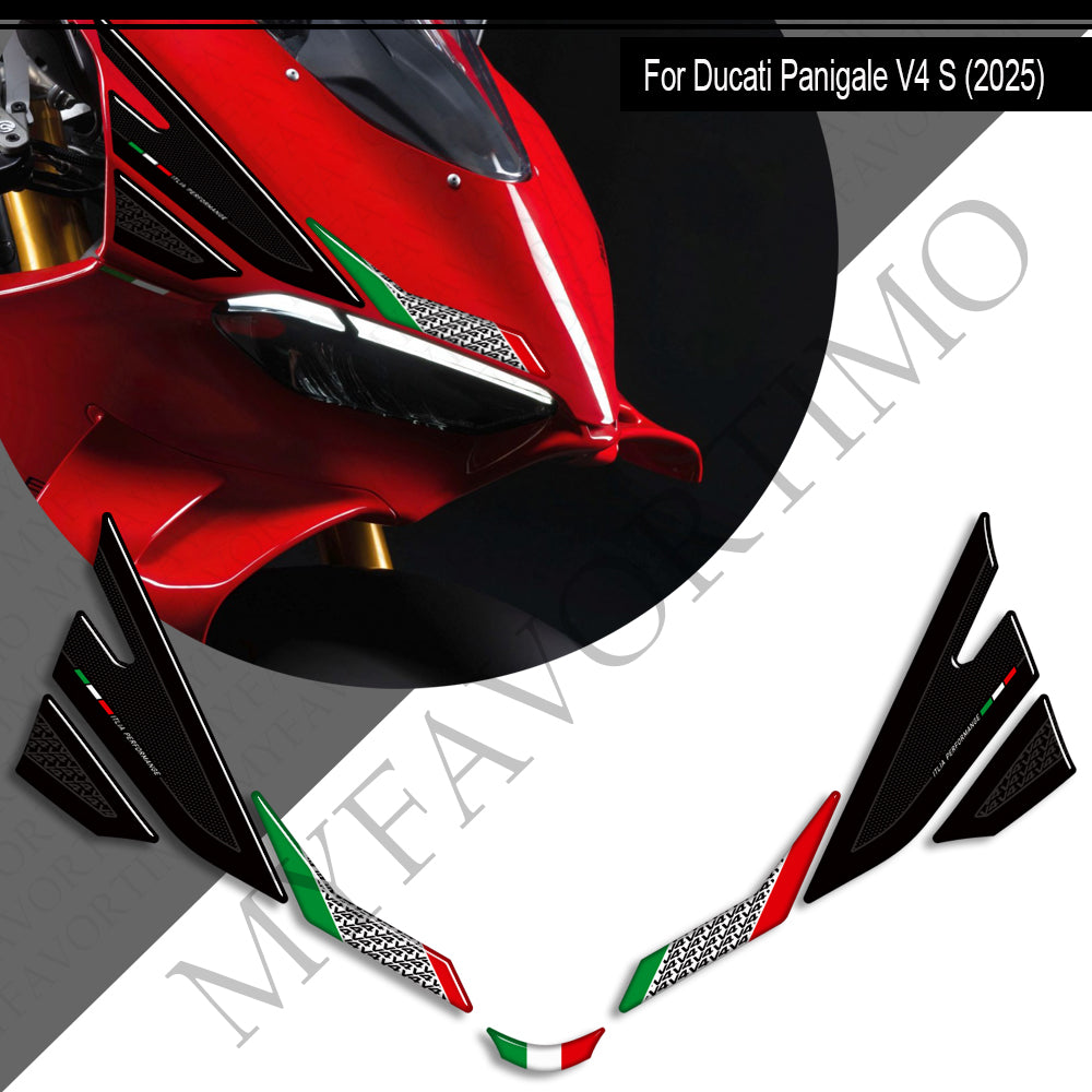 Ducati Panigale V4 V4S Decals Kit 2025 丨 Tank Pad and Full Fairing Stickers