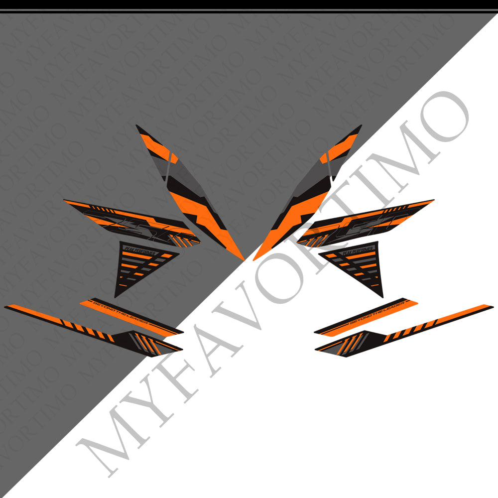 Honda Forza 750 NSS750 PVC Full Body Decals Kit 2025-2026 丨 Black Brown Orange Red White