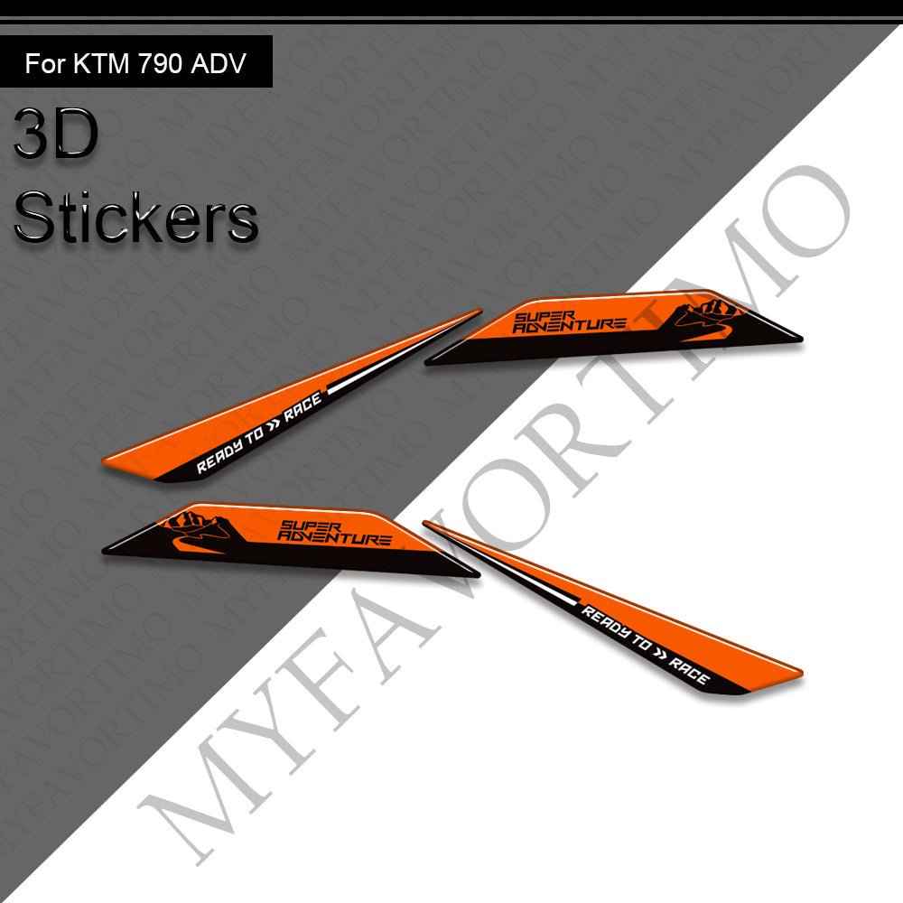 KTM 790 Adventure R Decals Kit 2019-2025 | Tank & Handguard Stickers
