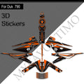 KTM 790 Duke Decals Kit 丨 Tank Pad and Full Body Stickers