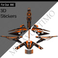 KTM 890 Duke Decals Kit 2021-2024 丨 Tank Pad and Full Body Stickers