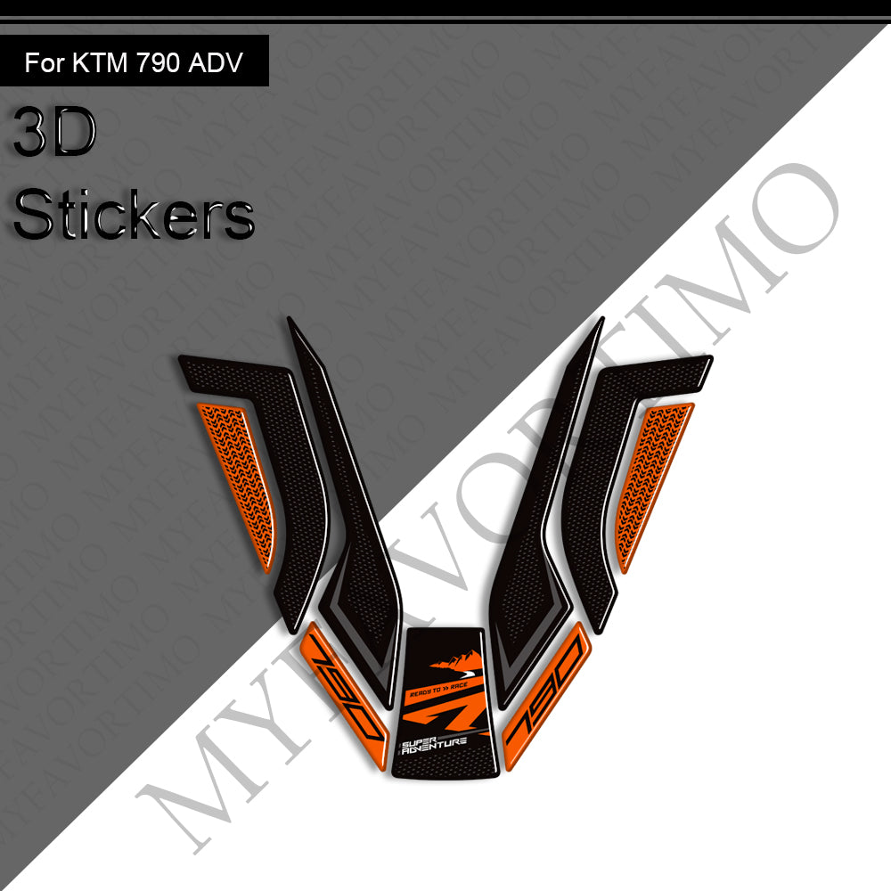 KTM 790 Adventure R Decals Kit 2019-2025 | Tank & Handguard Stickers