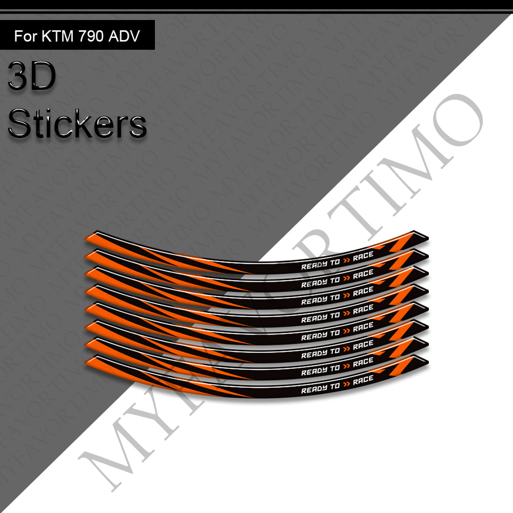 KTM 790 Adventure R Decals Kit 2019-2025 | Tank & Handguard Stickers