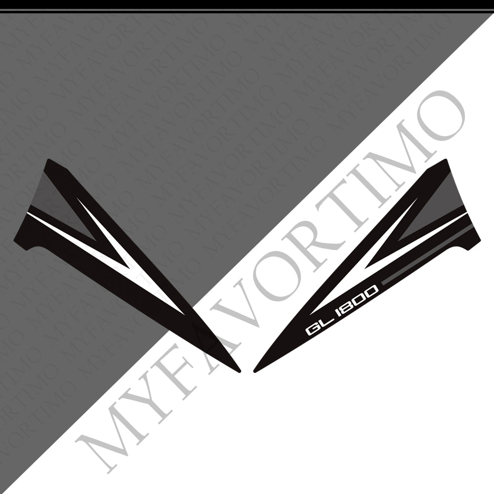 Honda Goldwing GL1800 F6B 2011‑2017 | PVC Tank Grips Front Fairing Fender Stickers Decals Kit