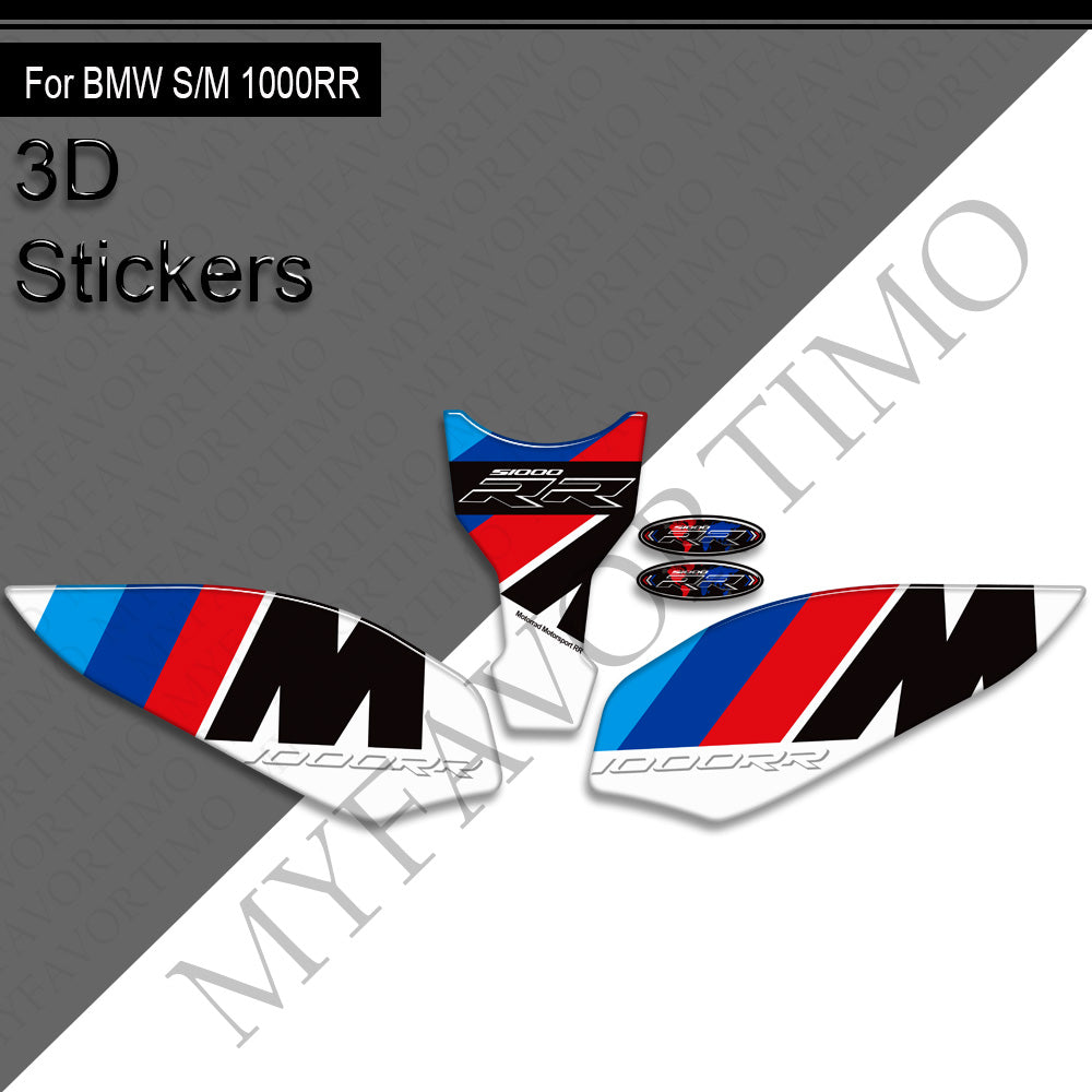 BMW S1000RR S1000R M1000R M1000RR Decals Kit 2021-2025 丨 Tank Pad and Side Stickers