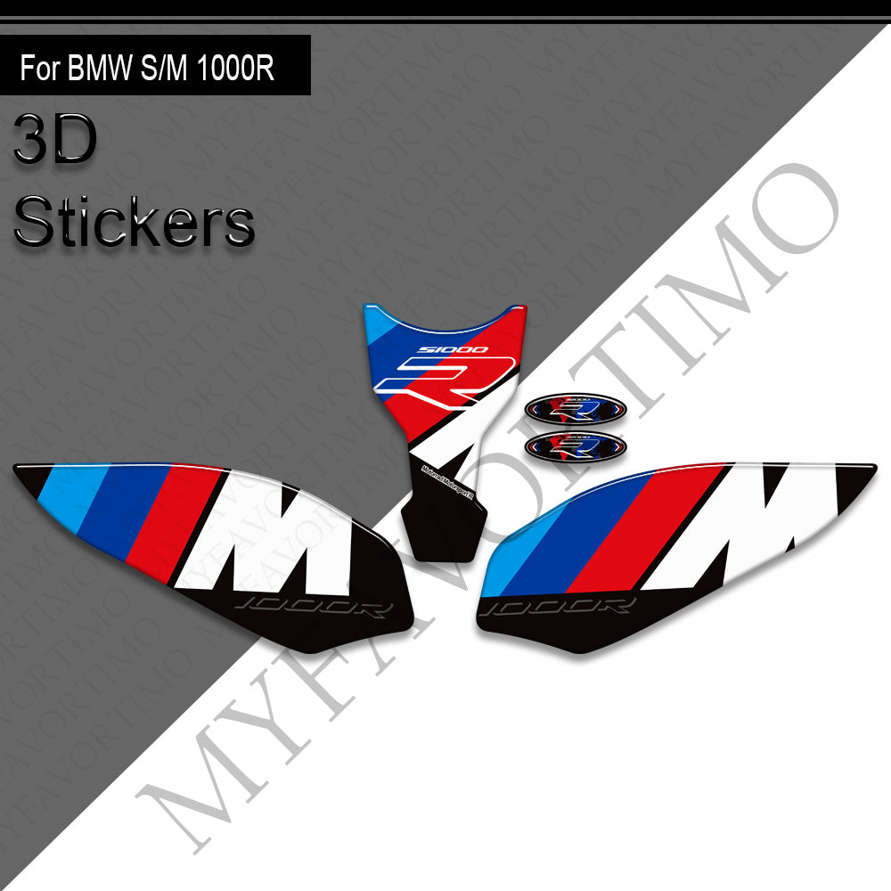 BMW S1000RR S1000R M1000R M1000RR Decals Kit 2021-2025 丨 Tank Pad and Side Stickers