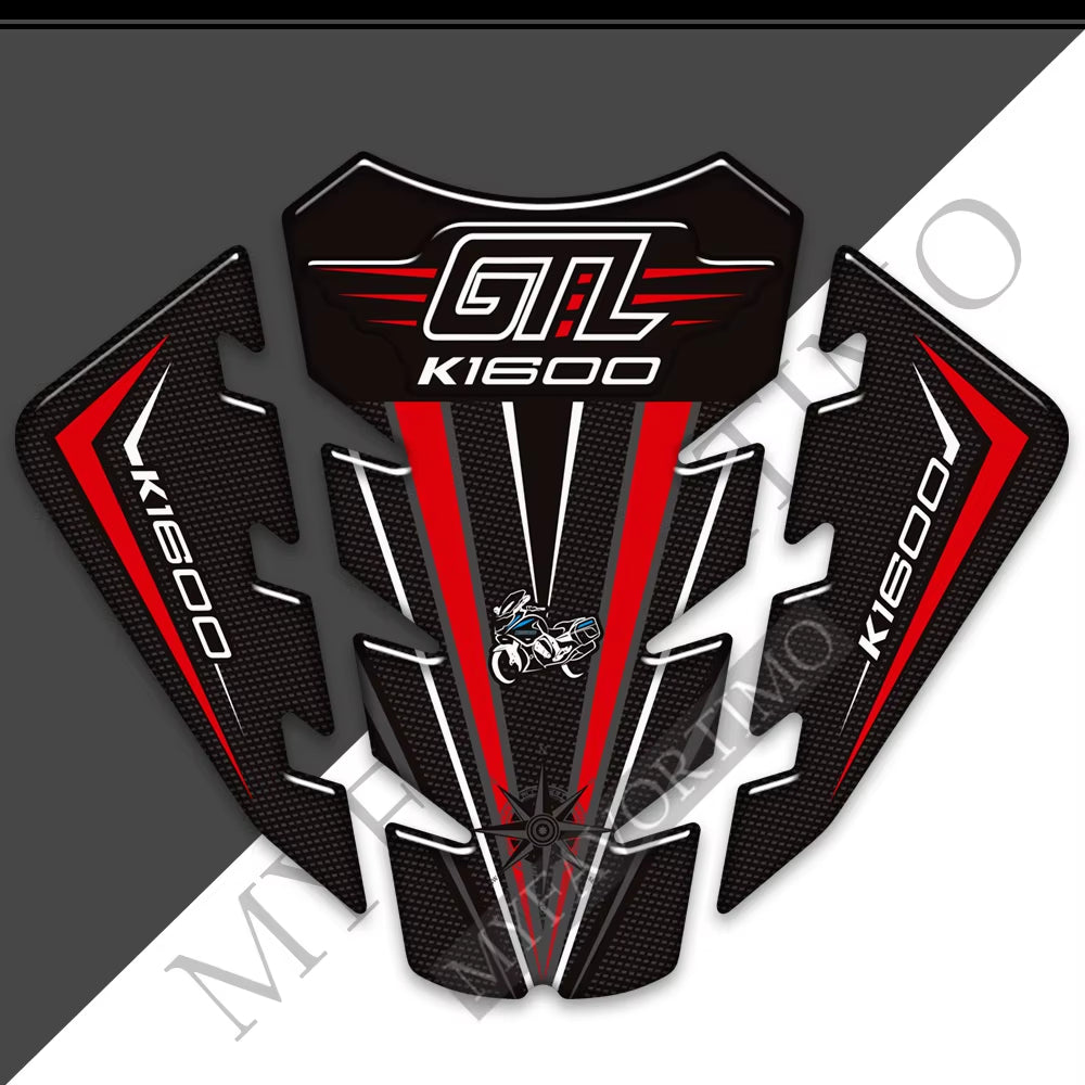BMW K1600GTL 3D Epoxy Tank Pad Kit 2015-2021 丨 Center Pad