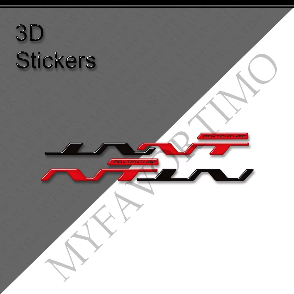 Honda NT1100 NT1100 DCT 3D Epoxy Side Pannier Decals Kit 2022-2026 丨 Black Red White