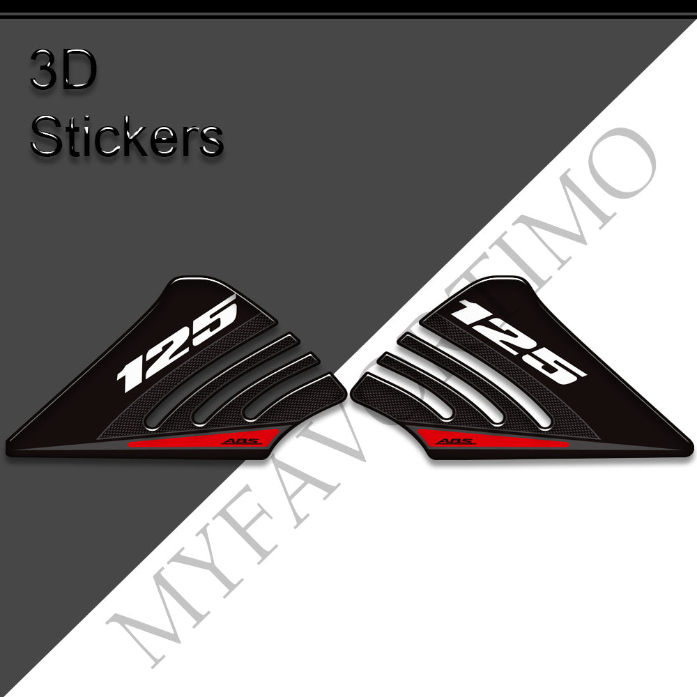 Suzuki GSX-S125 3D Epoxy Tank Decals Kit 丨 Side Tank Stickers