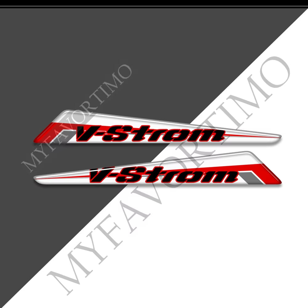 Suzuki V-Strom DL650XT 3D Epoxy Tank Decals Kit 2017-2026 丨 Center and Side Stickers