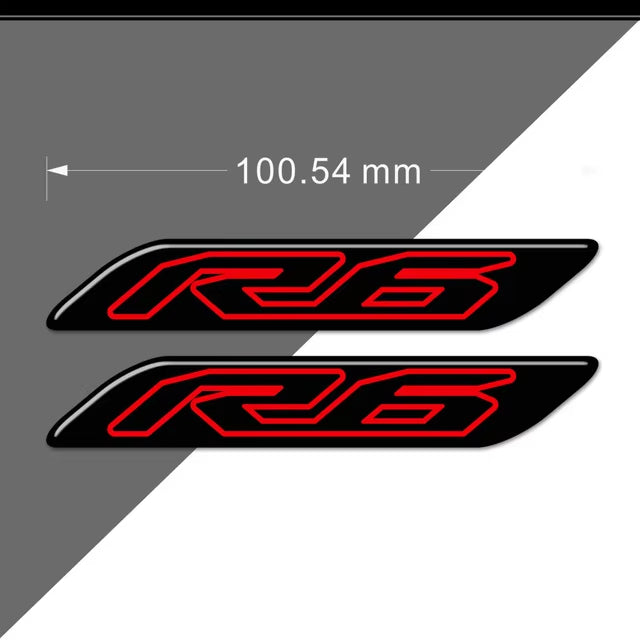 Yamaha YZF-R6 3D Epoxy Tank Decals Kit 2017-2022 丨 Center and Side Stickers