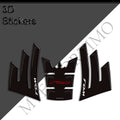 Yamaha TDM900 3D Epoxy Tank Pad Kit 2002-2011 丨 Center and Side Stickers