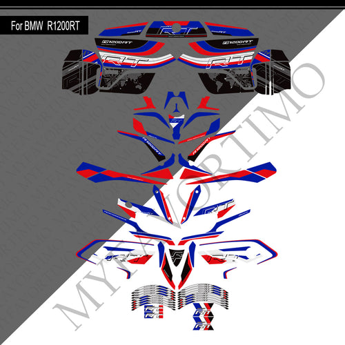 BMW R1200RT PVC Decals Kit 丨 Tank and Full Body Stickers