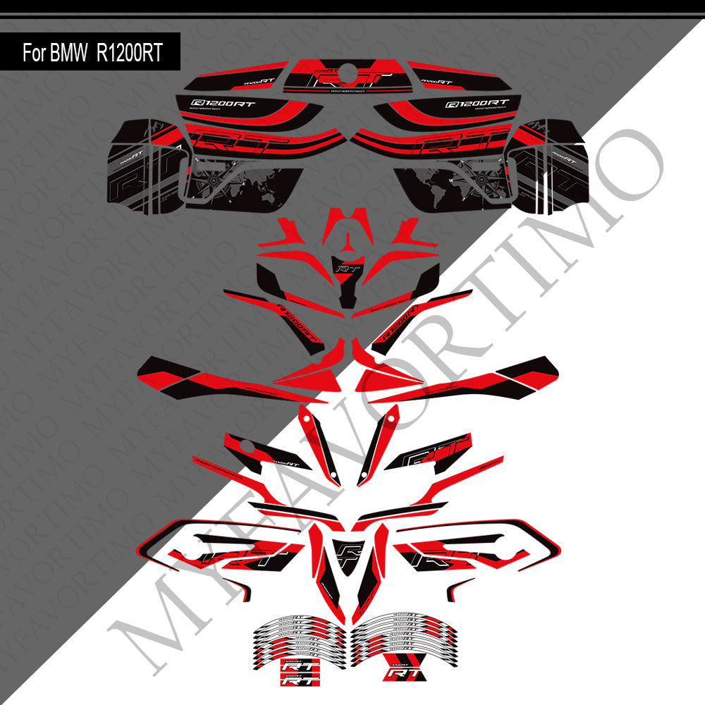 BMW R1200RT PVC Decals Kit 丨 Tank and Full Body Stickers