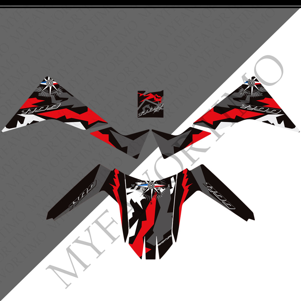 Honda CRF1100L Africa Twin Adventure Sports PVC Decals Kit 丨 Tank and Full Body Stickers