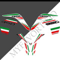 Ducati Multistrada 950 S PVC Full Body Decals Kit 2019-2021 丨 Black and Red