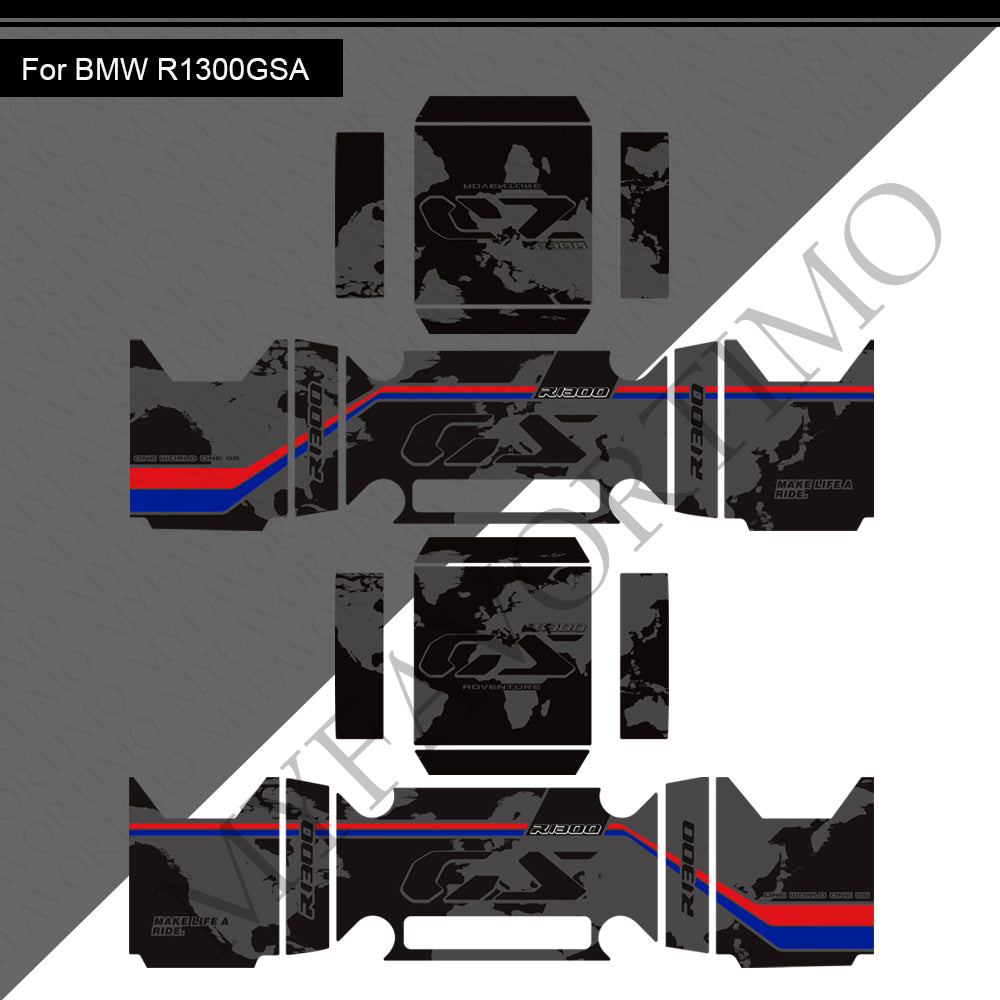 BMW R1300GS Adventure PVC Pannier Decals Kit 丨 Side Case Stickers