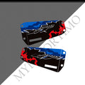 Honda CB1000GT PVC Side Pannier Decals Kit 2025-2026 丨 Black Red White