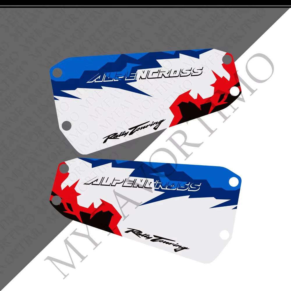 Honda XL750 Transalp PVC Side Pannier Decals Kit 丨 Black Red White