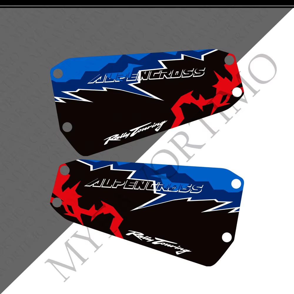 Honda XL750 Transalp PVC Side Pannier Decals Kit 丨 Black Red White