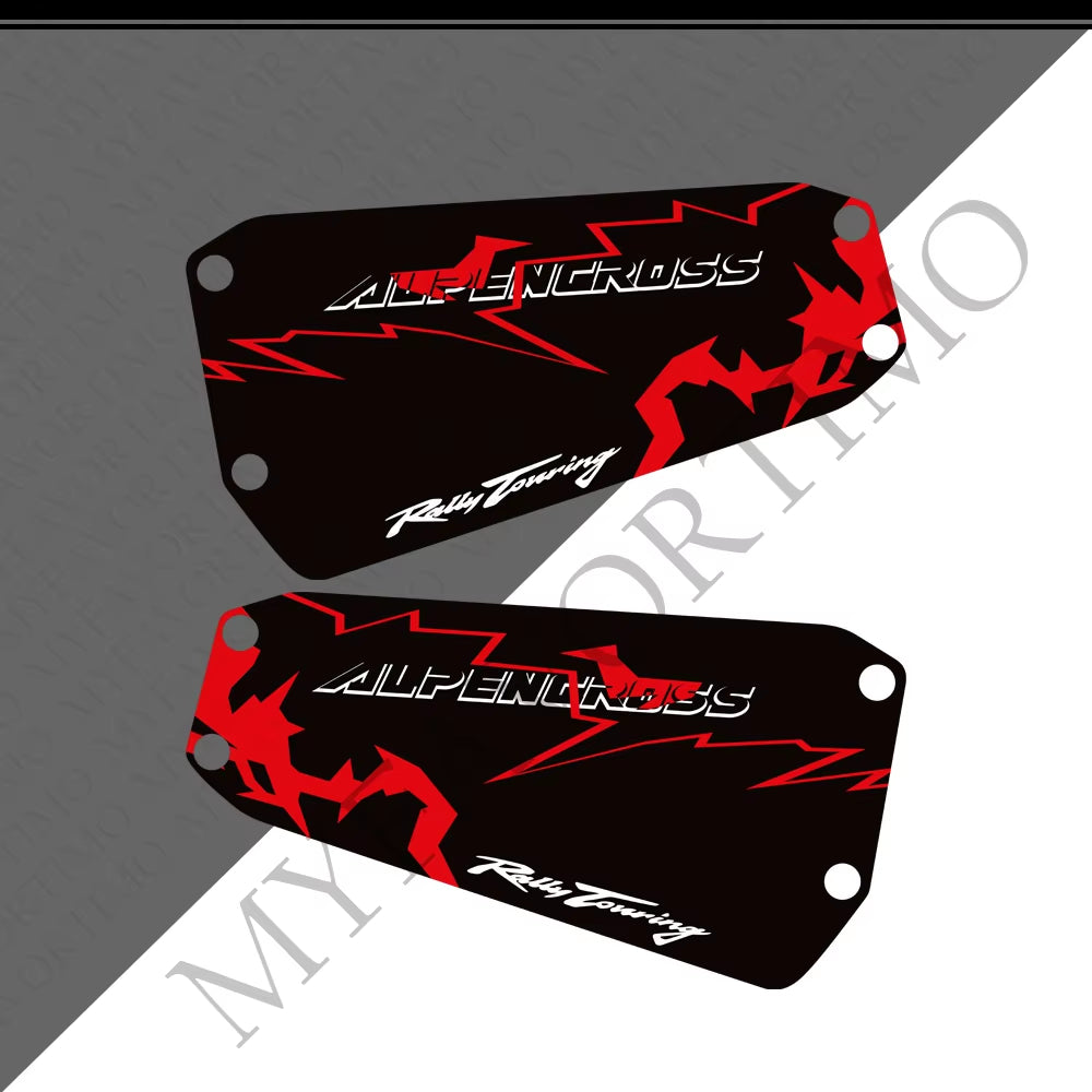 Honda XL750 Transalp PVC Side Pannier Decals Kit 丨 Black Red White