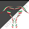 Ducati Multistrada 1260 S PVC Tank Decals Kit 2018-2020 丨 Black and Red