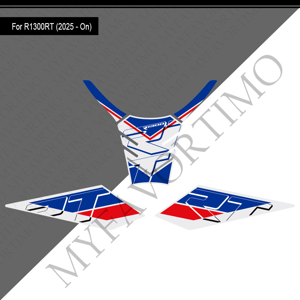 BMW R1300RT Anti-Slip Tank Pad Kit 2025-2026 丨 Center and Side Stickers