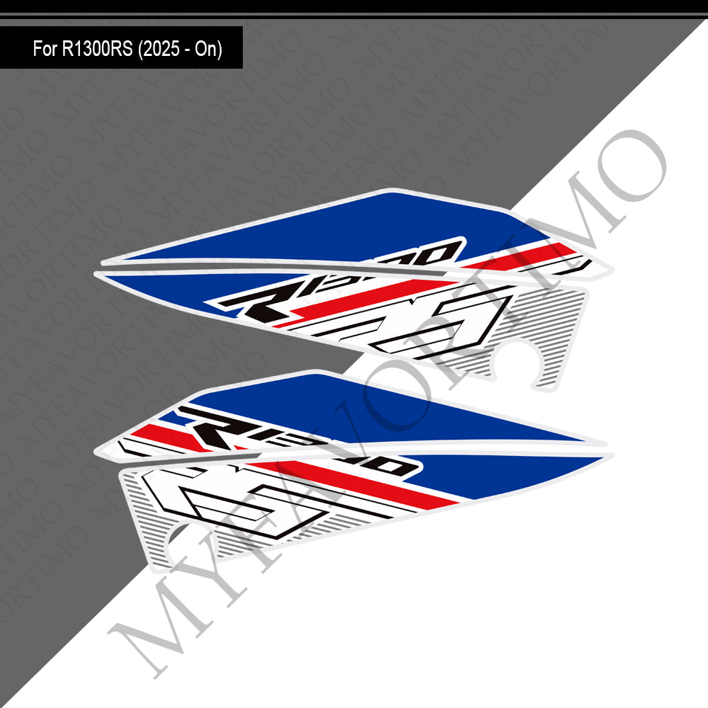 BMW R1300RS Anti-Slip Tank Side Decals Kit 2025-2026 丨 Side Panel Stickers