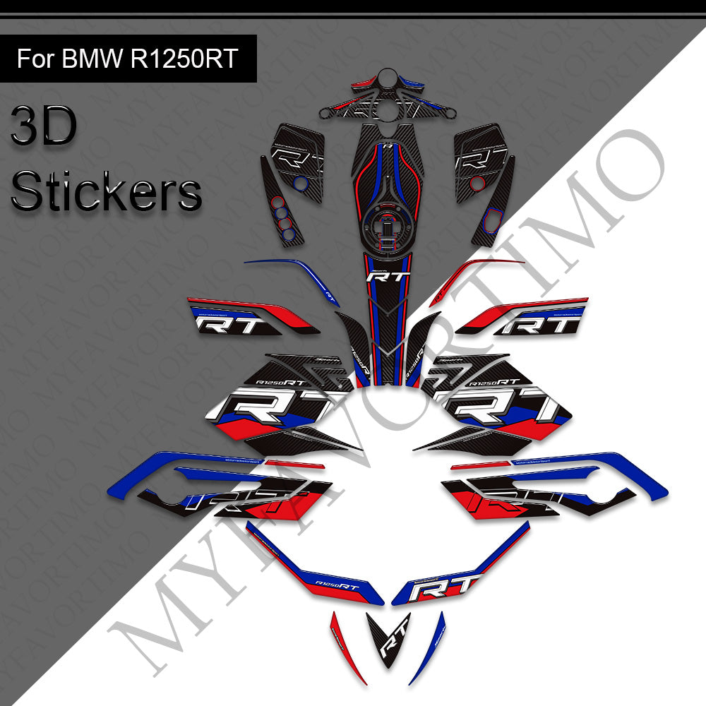 BMW R1250RT Body Panel Decals Kit 2020-2024 丨 Fairing and Full Set Stickers