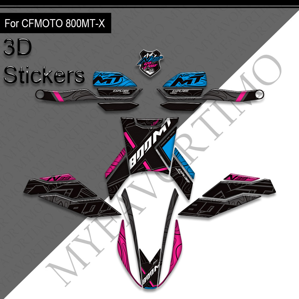 CFMOTO 800MT-X Body Panel Decals Kit 2024-2025 丨 Fairing and Full Set Stickers