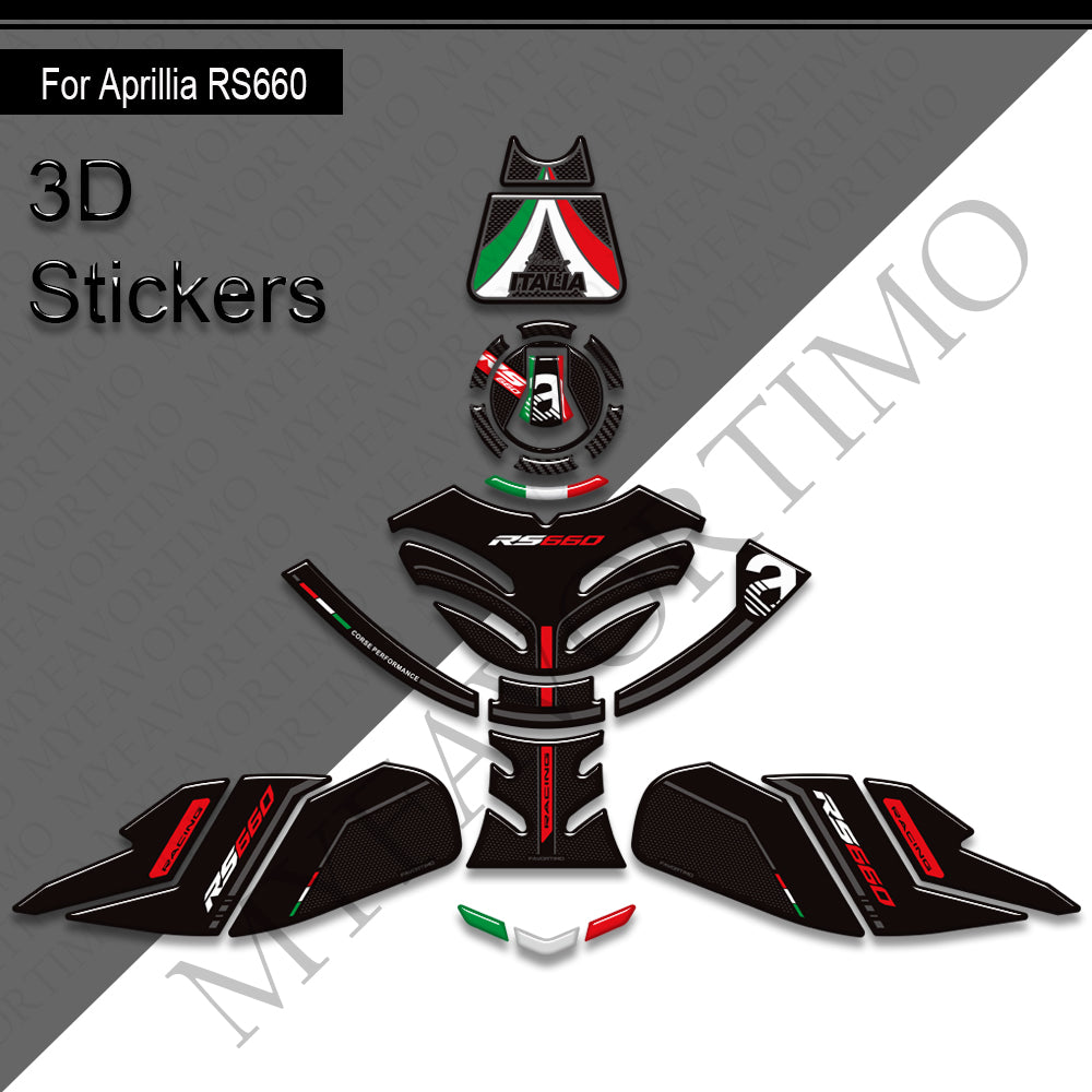 Aprilia RS 660 Decals Kit 2020-2025 | Tank & Nose Stickers