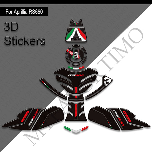 Aprilia RS 660 Decals Kit 2020-2025 | Tank & Nose Stickers